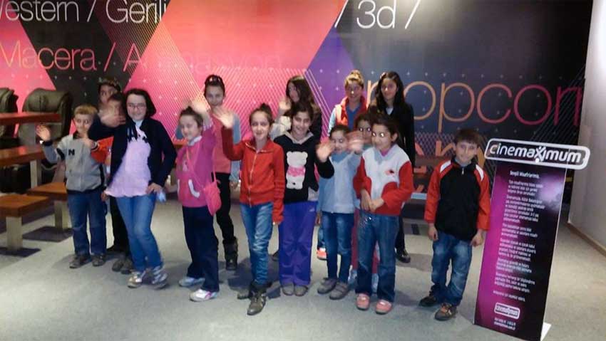 CINEMA AND PIZZA DAY WITH OUR SCHOLARSHIP CHILDREN — görsel 1